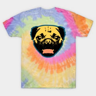 Happy Yellow Pop Pug T-Shirt